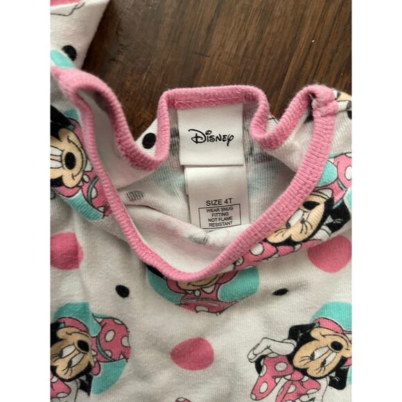 Disney girls 4t Minnie Mouse pajamas - Picture 2 of 3